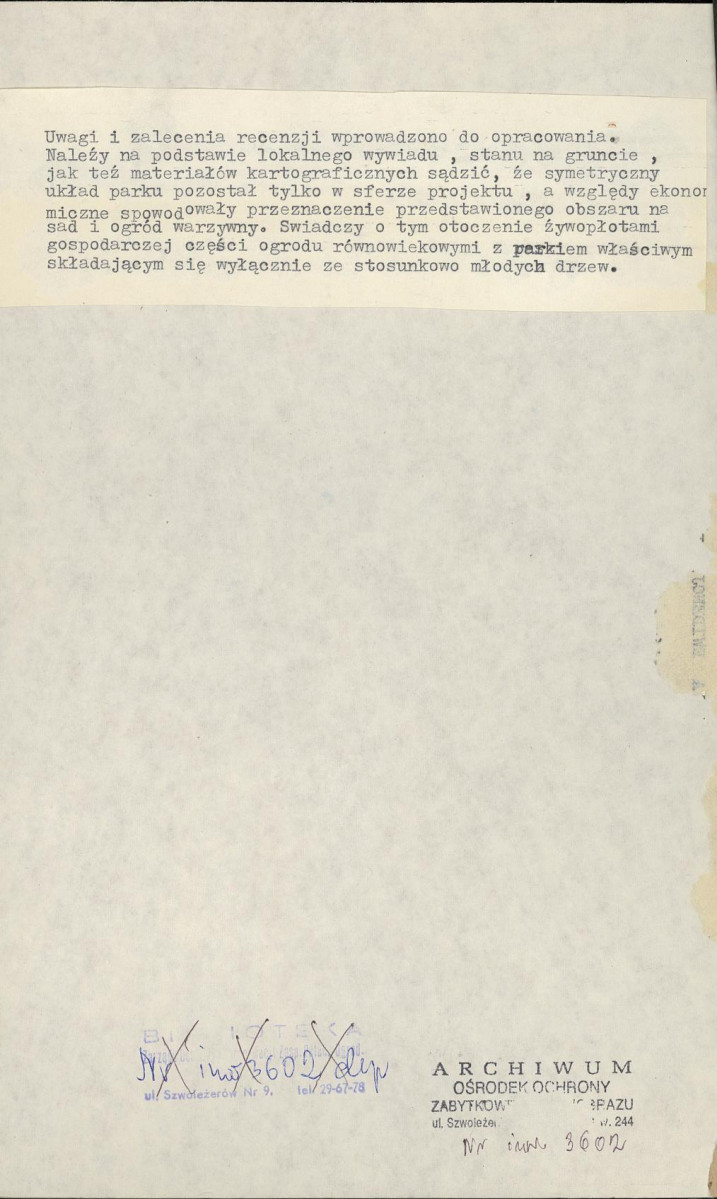 Ewidencja parkowa, skan nr 2
