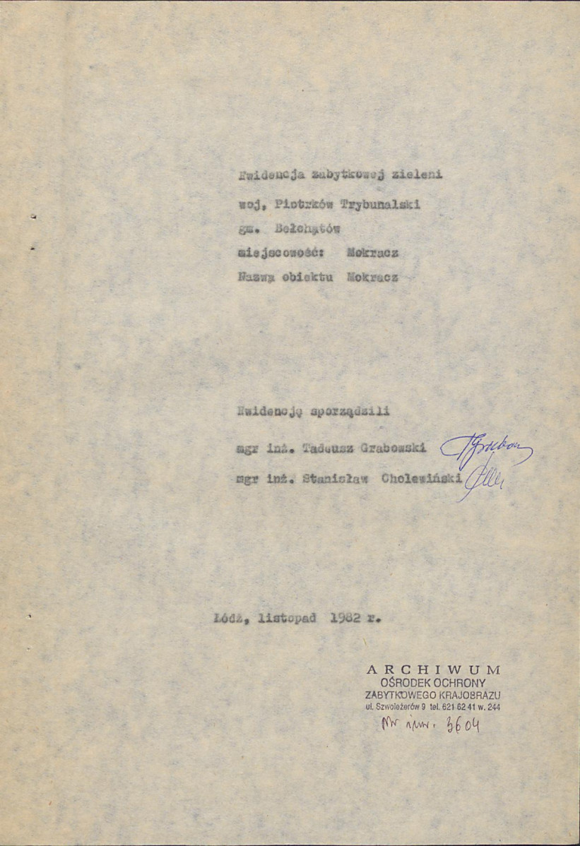 EP - Ewidencja parkowa, skan nr 7