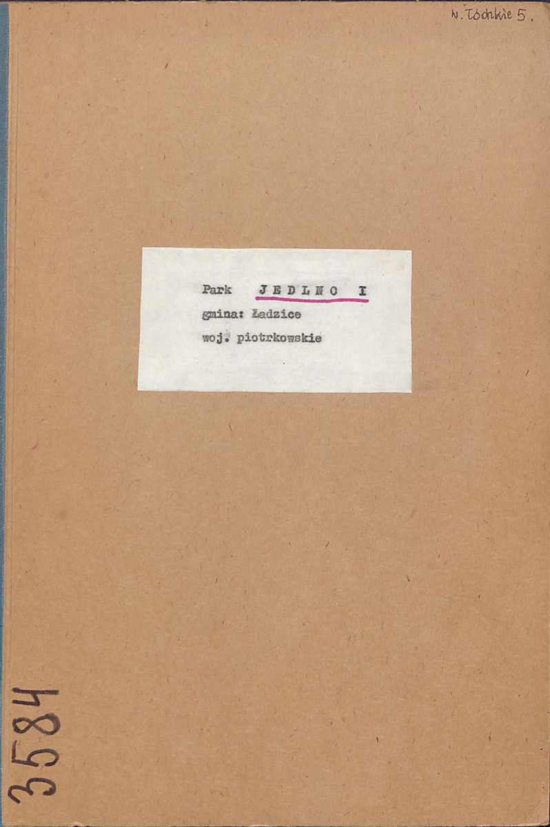 EP - Ewidencja parkowa, skan nr 1
