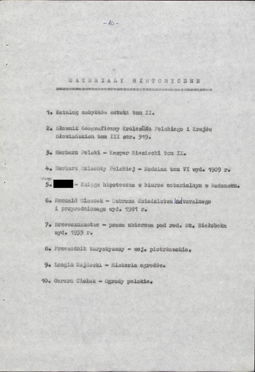 EP - Ewidencja parkowa, skan nr 15