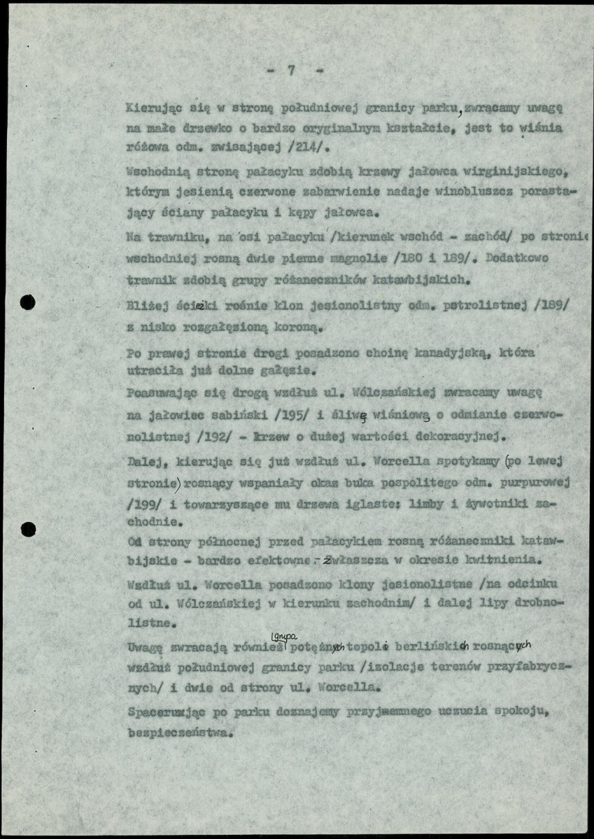 Ewidencja parkowa, skan nr 13
