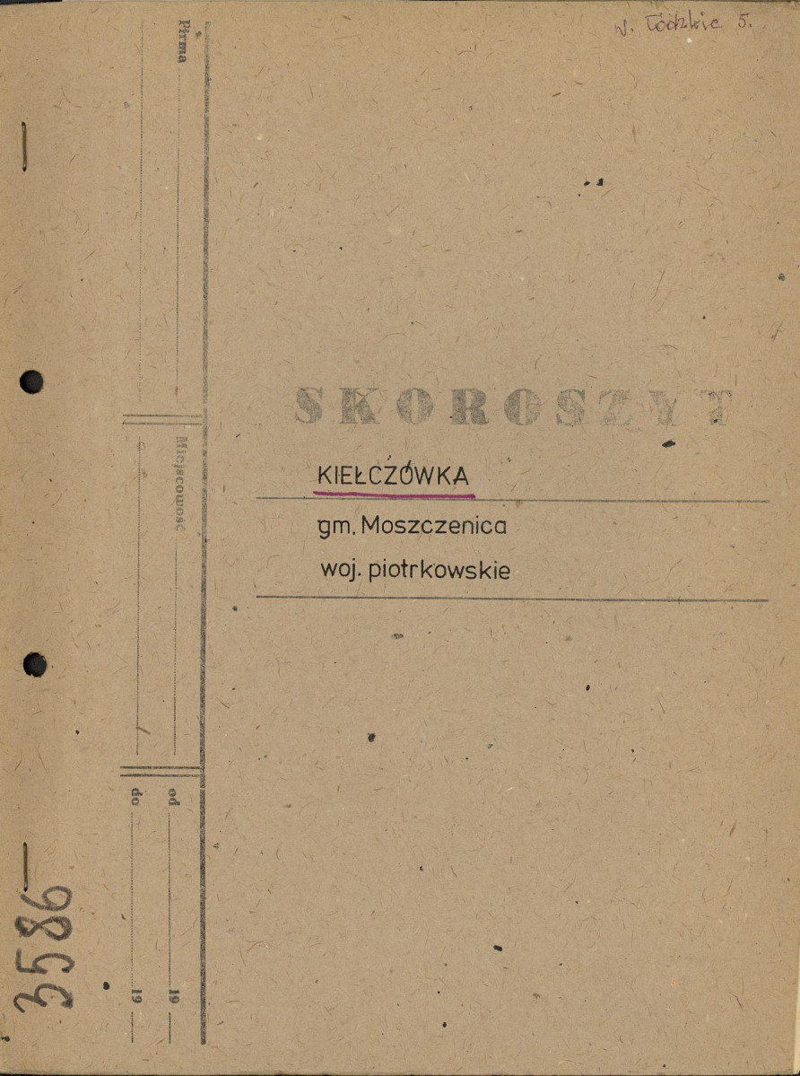 EP - Ewidencja parkowa, skan nr 1