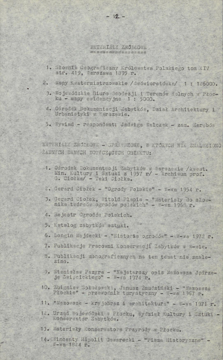 EP - Ewidencja parkowa, skan nr 19