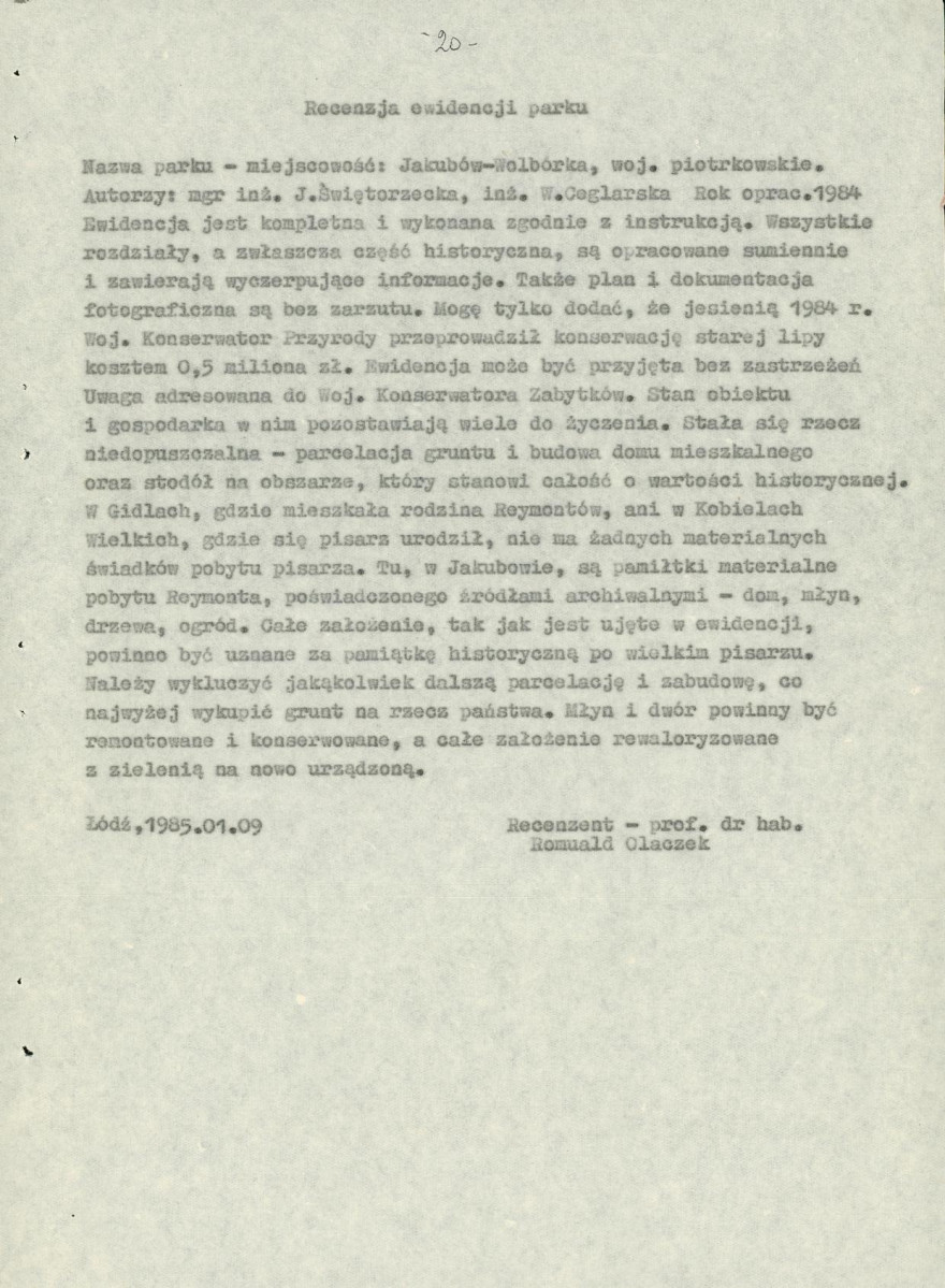 EP - Ewidencja parkowa, skan nr 25