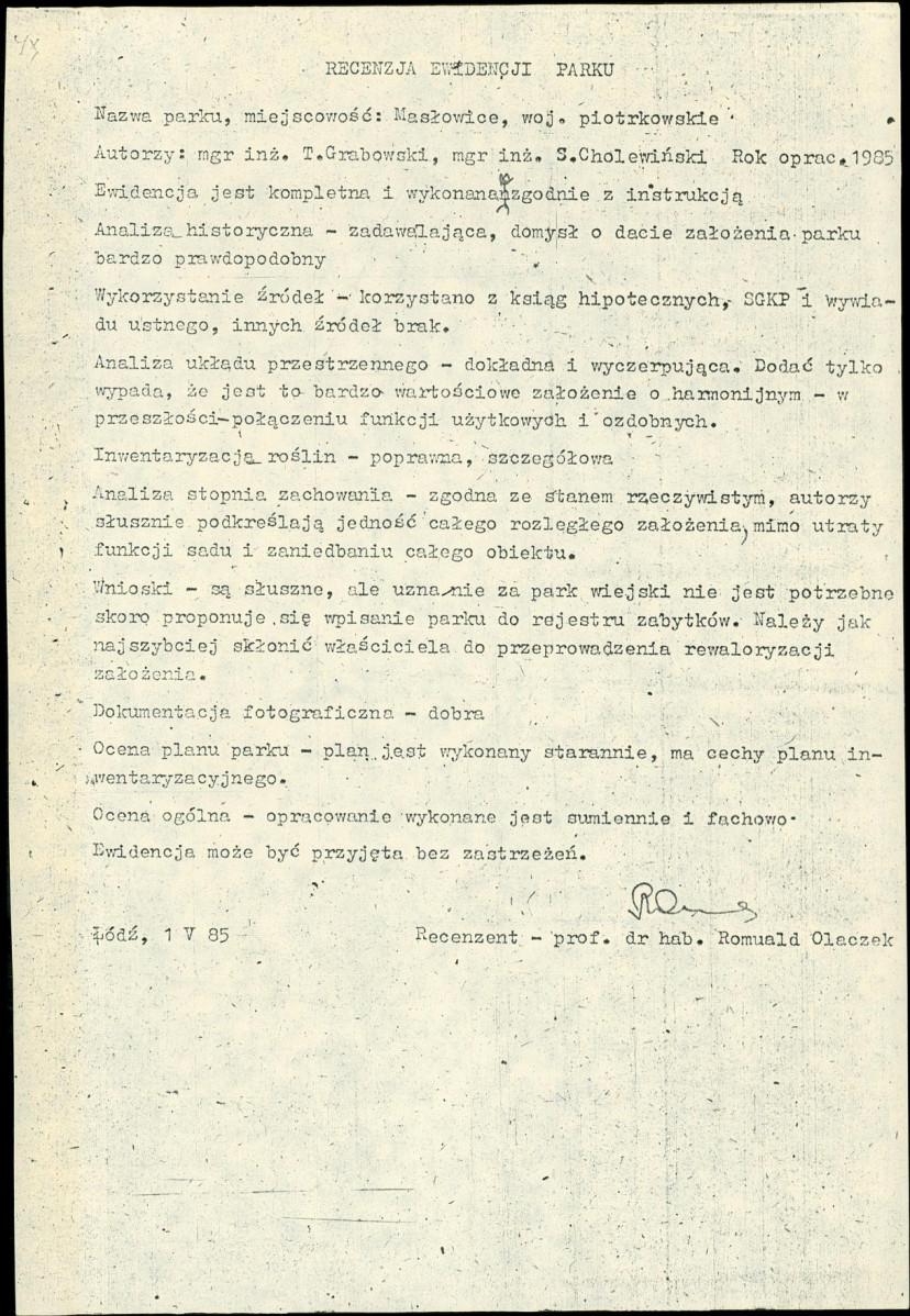 Ewidencja parkowa, skan nr 5