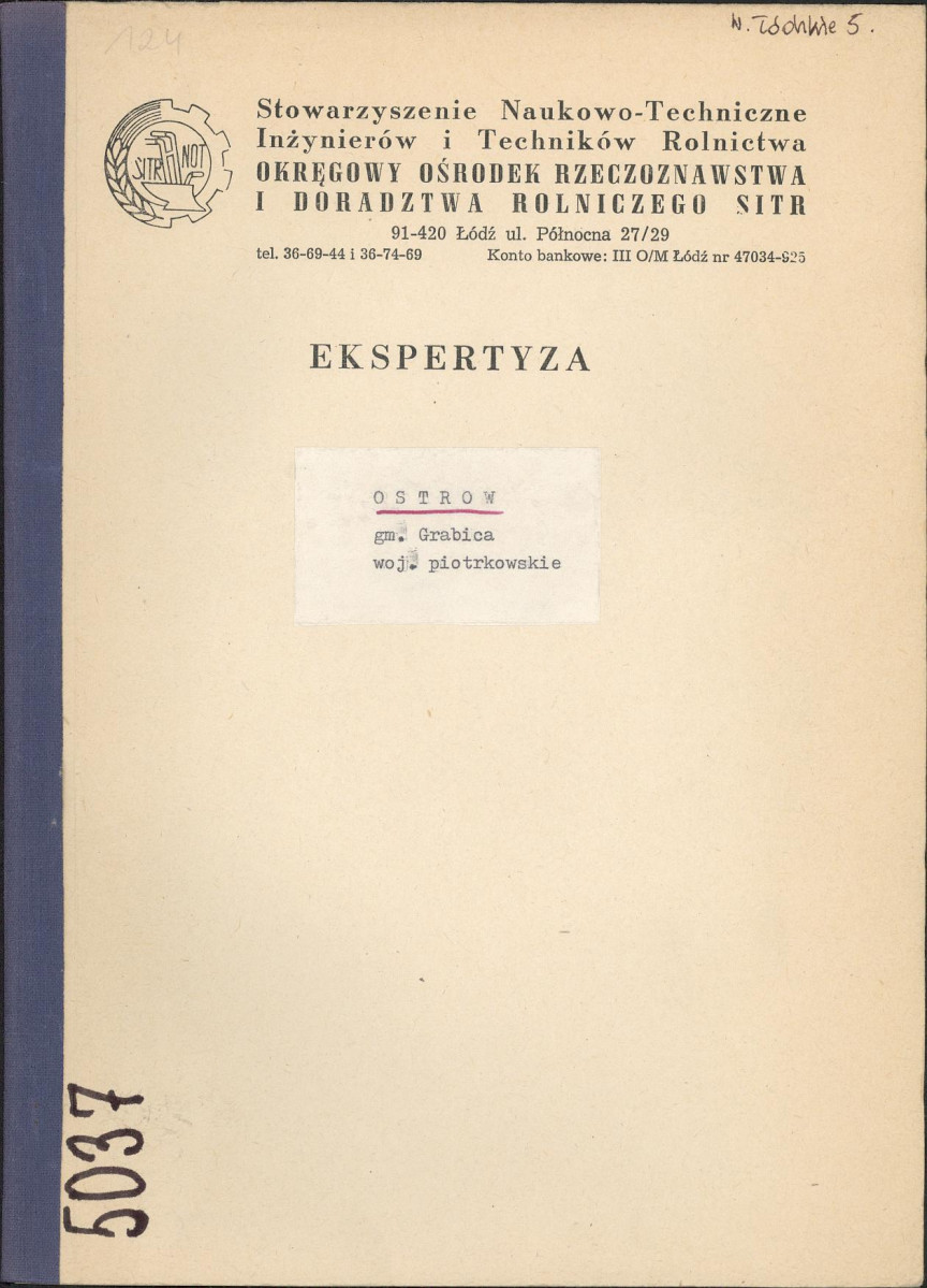 EP - Ewidencja parkowa, skan nr 1