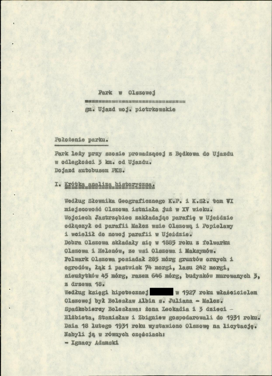EP - Ewidencja parkowa, skan nr 6