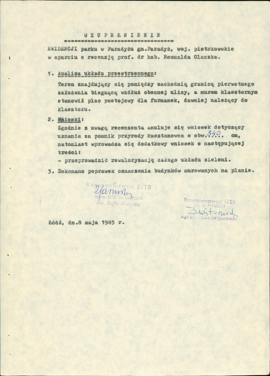 Ewidencja parkowa, skan nr 6