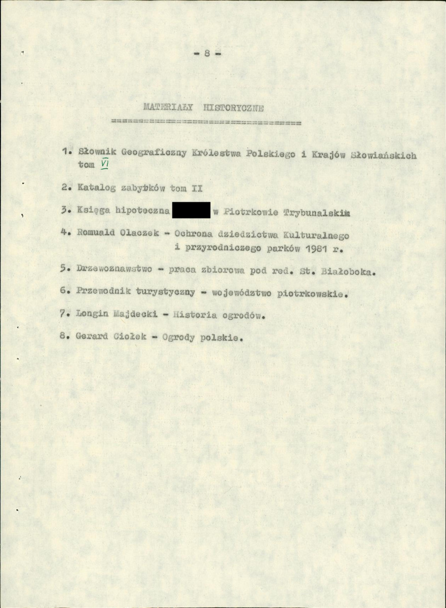 EP - Ewidencja parkowa, skan nr 13