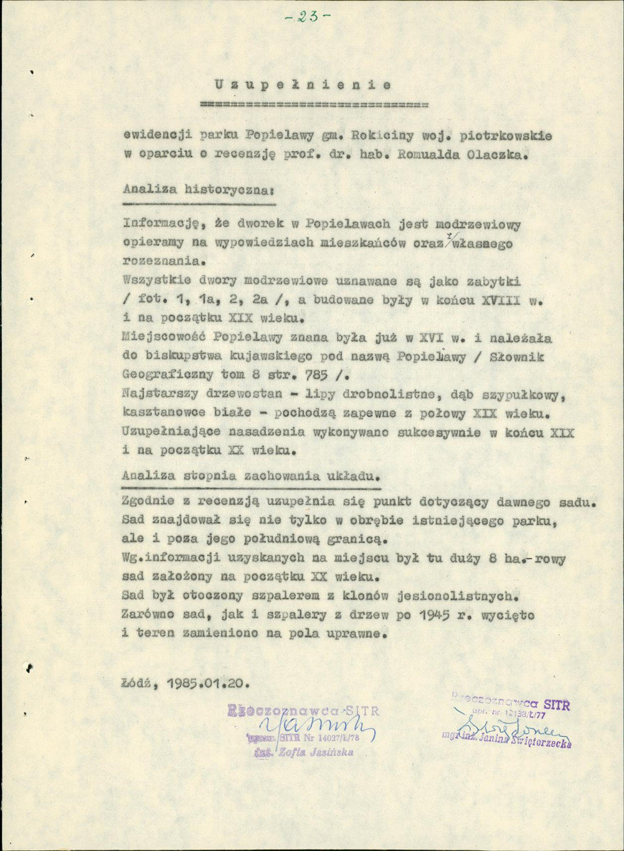 EP - Ewidencja parkowa, skan nr 28
