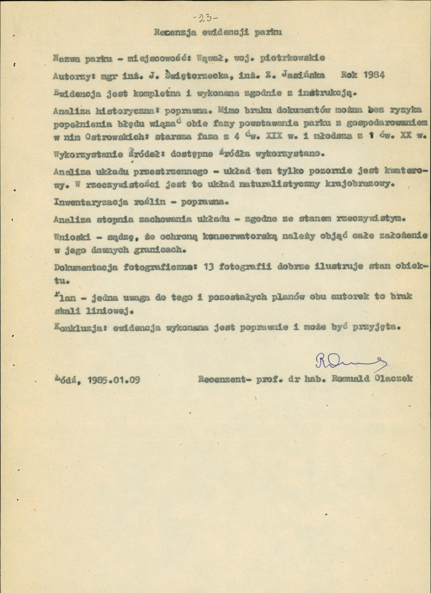 EP - Ewidencja parkowa, skan nr 28