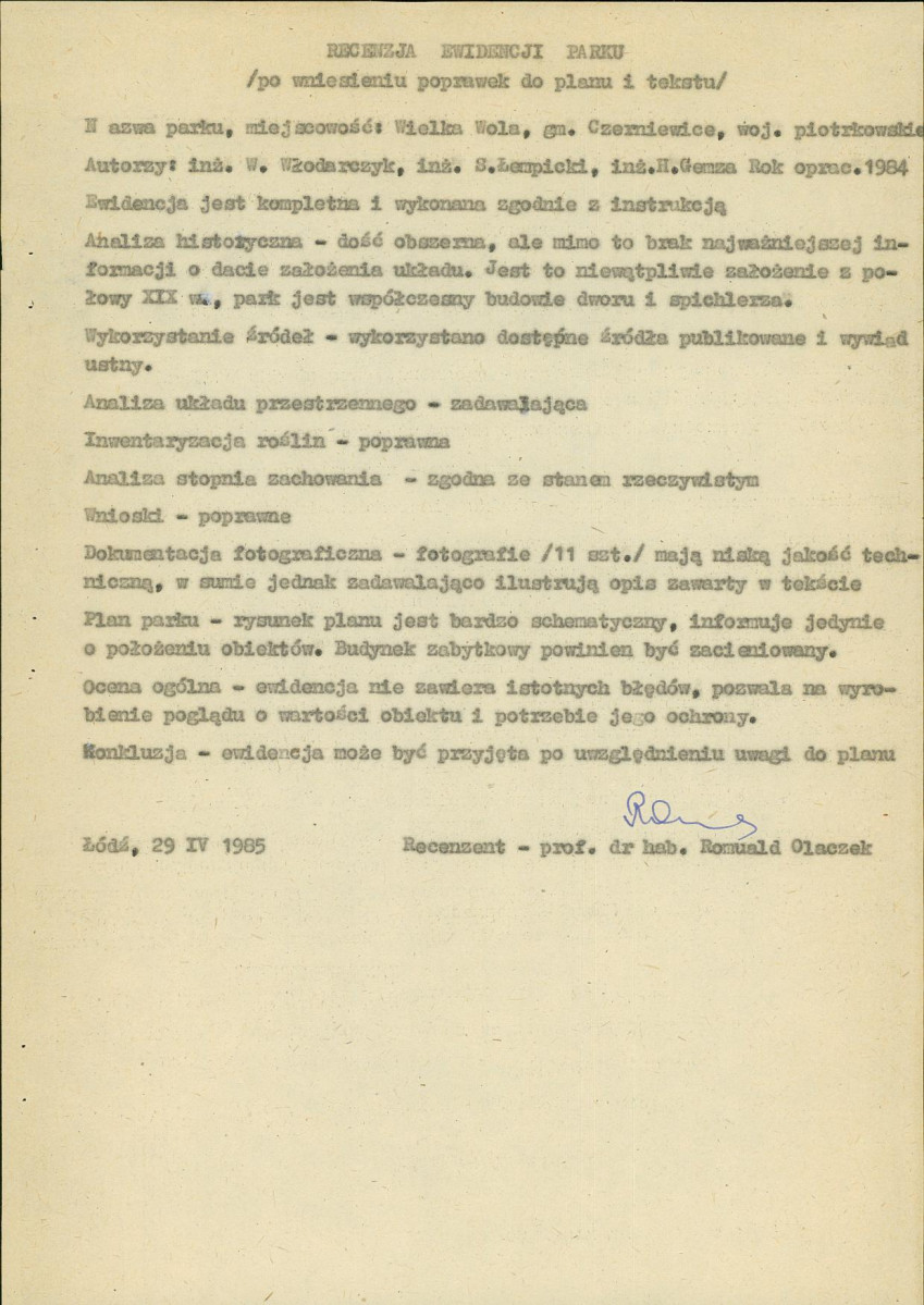 EP - Ewidencja parkowa, skan nr 25