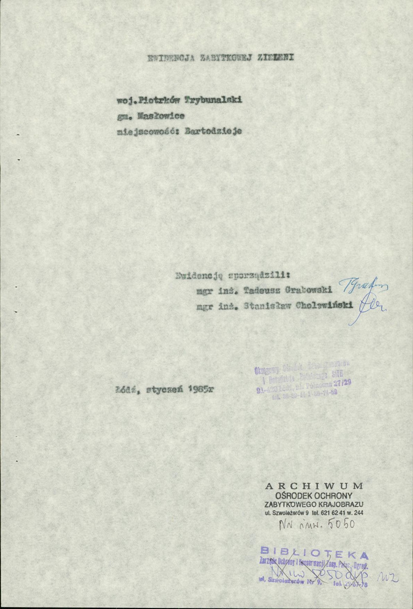 EP - Ewidencja parkowa, skan nr 7