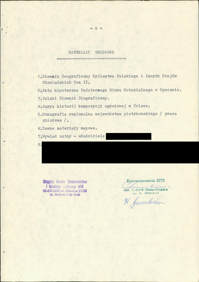 EP - Ewidencja parkowa, skan nr 16