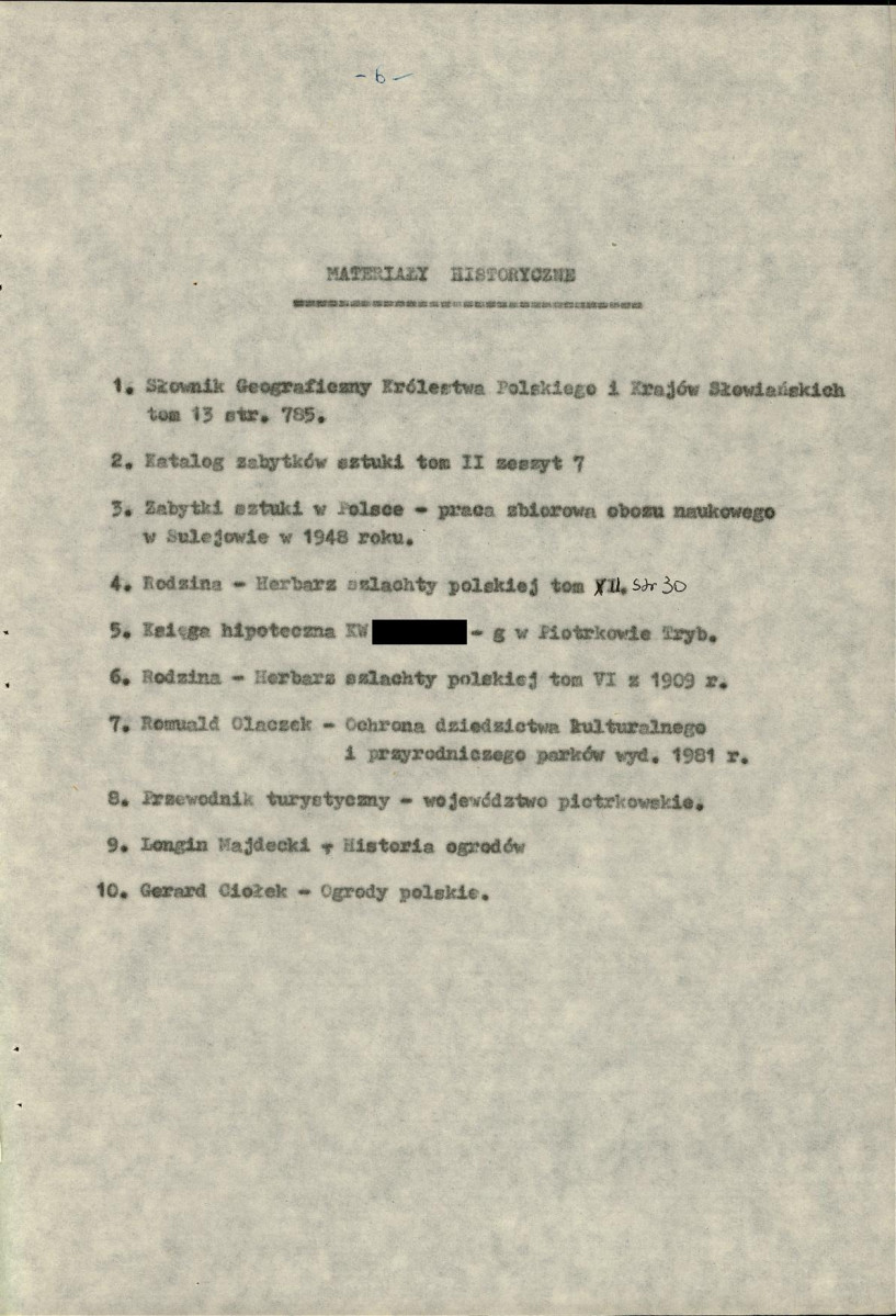 EP - Ewidencja parkowa, skan nr 13