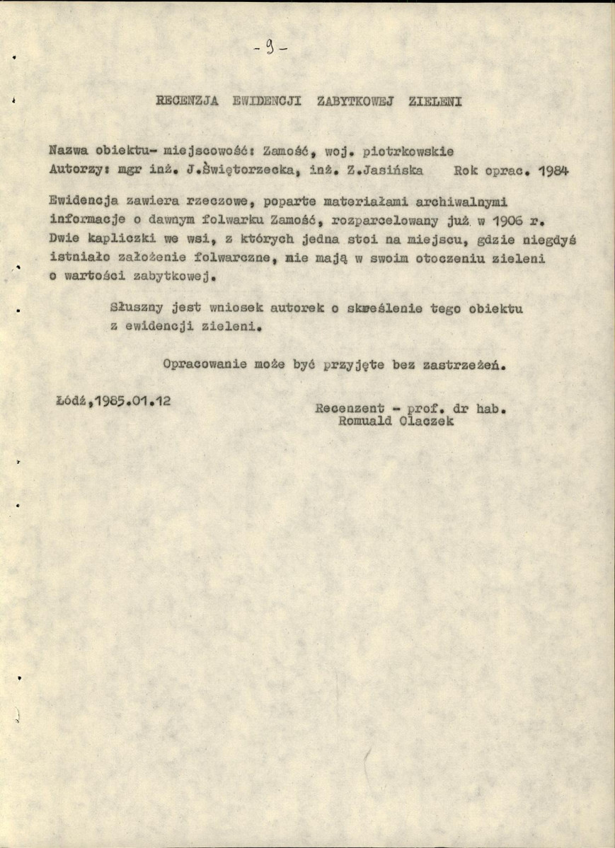 EP - Ewidencja parkowa, skan nr 16