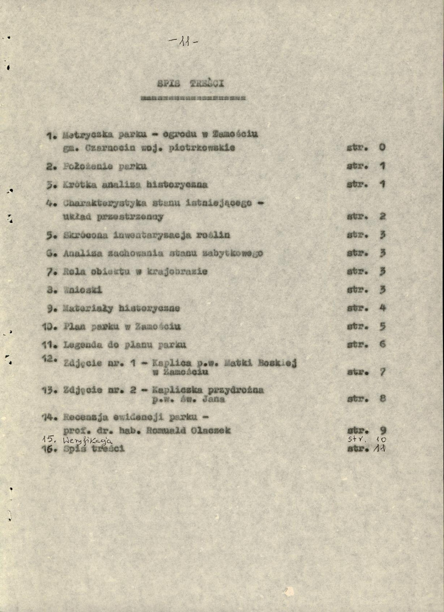 EP - Ewidencja parkowa, skan nr 18
