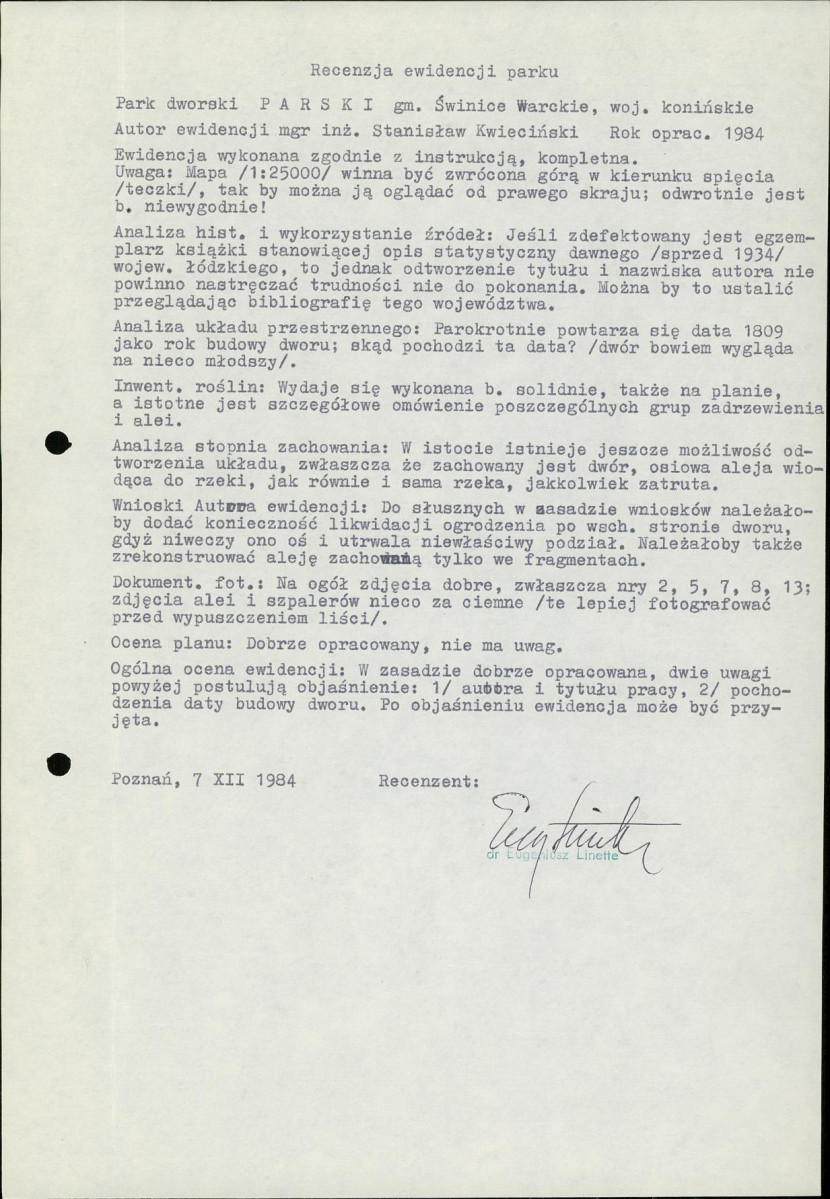 EP - Ewidencja parkowa, skan nr 6