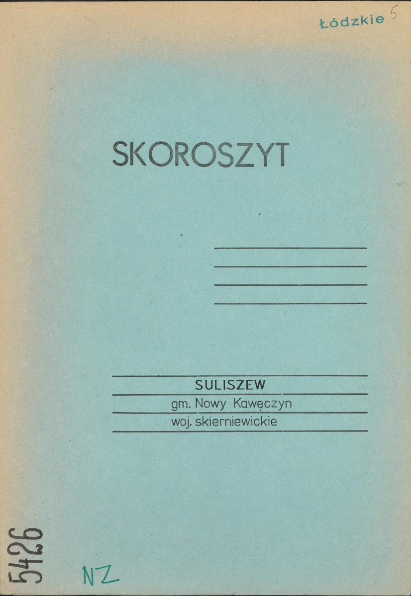 EP - Ewidencja parkowa, skan nr 1