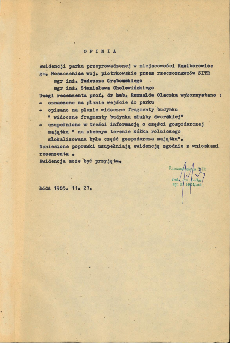 EP - Ewidencja parkowa, skan nr 7