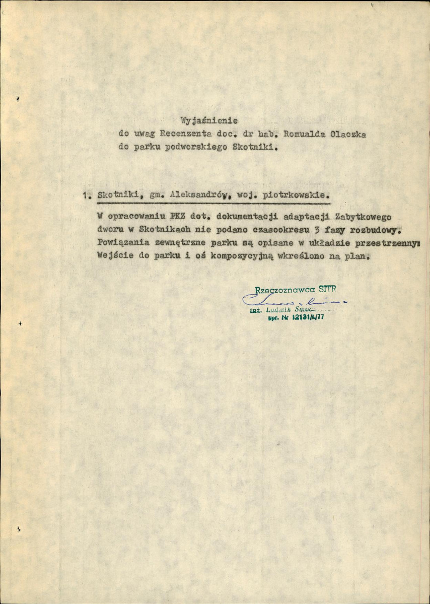 EP - Ewidencja parkowa, skan nr 6