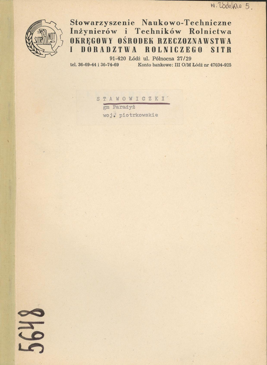 EP - Ewidencja parkowa, skan nr 1