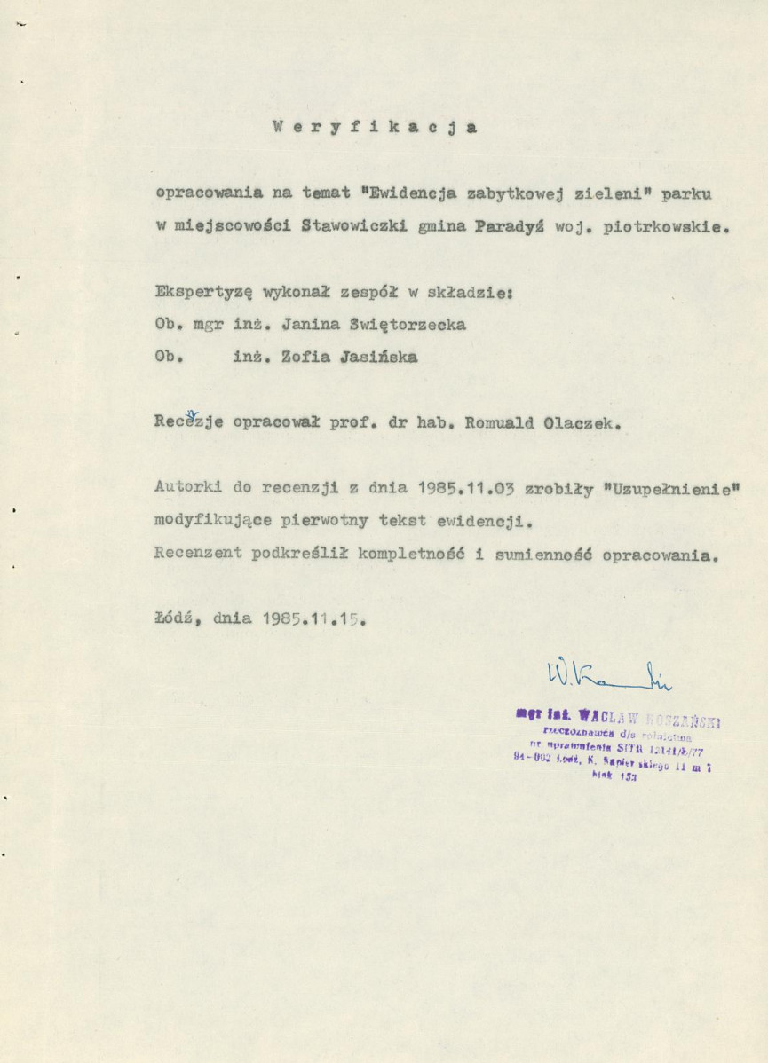 EP - Ewidencja parkowa, skan nr 7