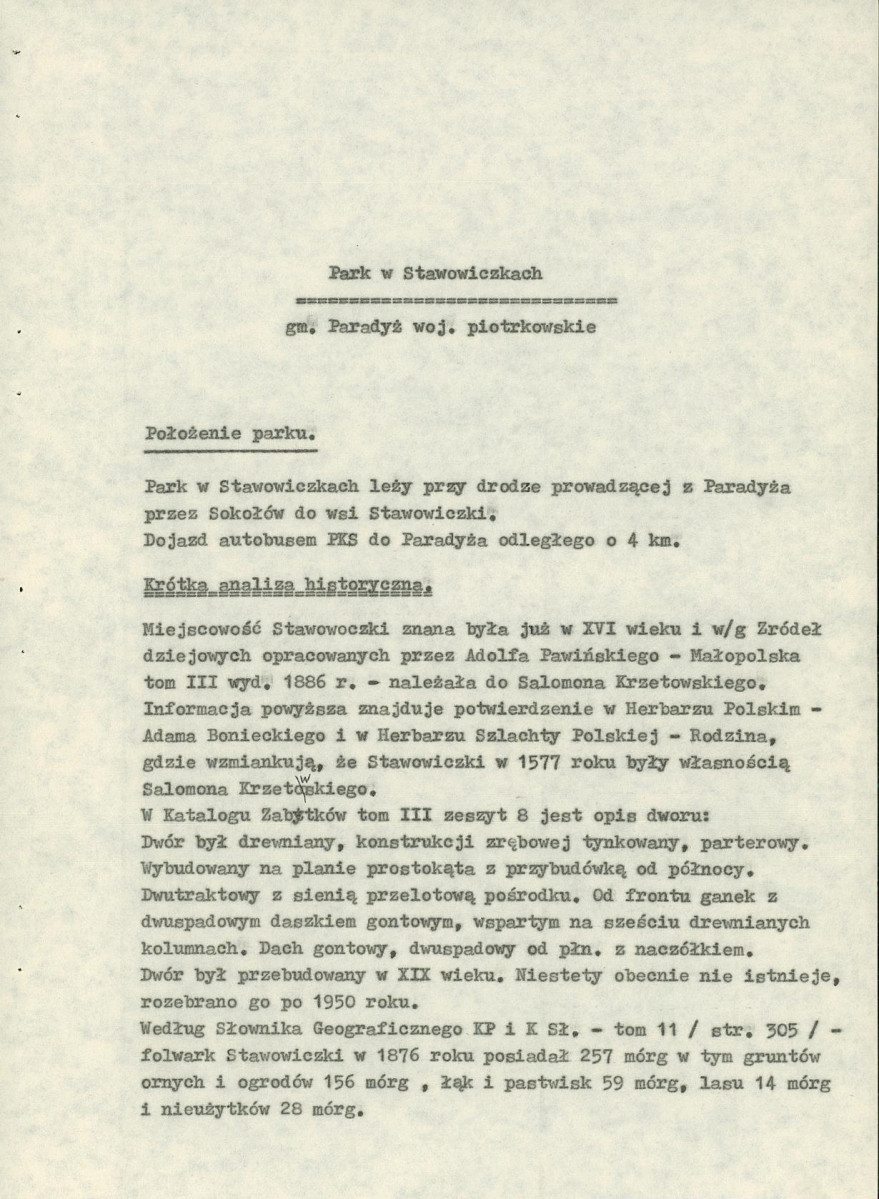 EP - Ewidencja parkowa, skan nr 9