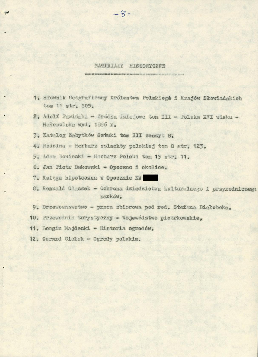 EP - Ewidencja parkowa, skan nr 16