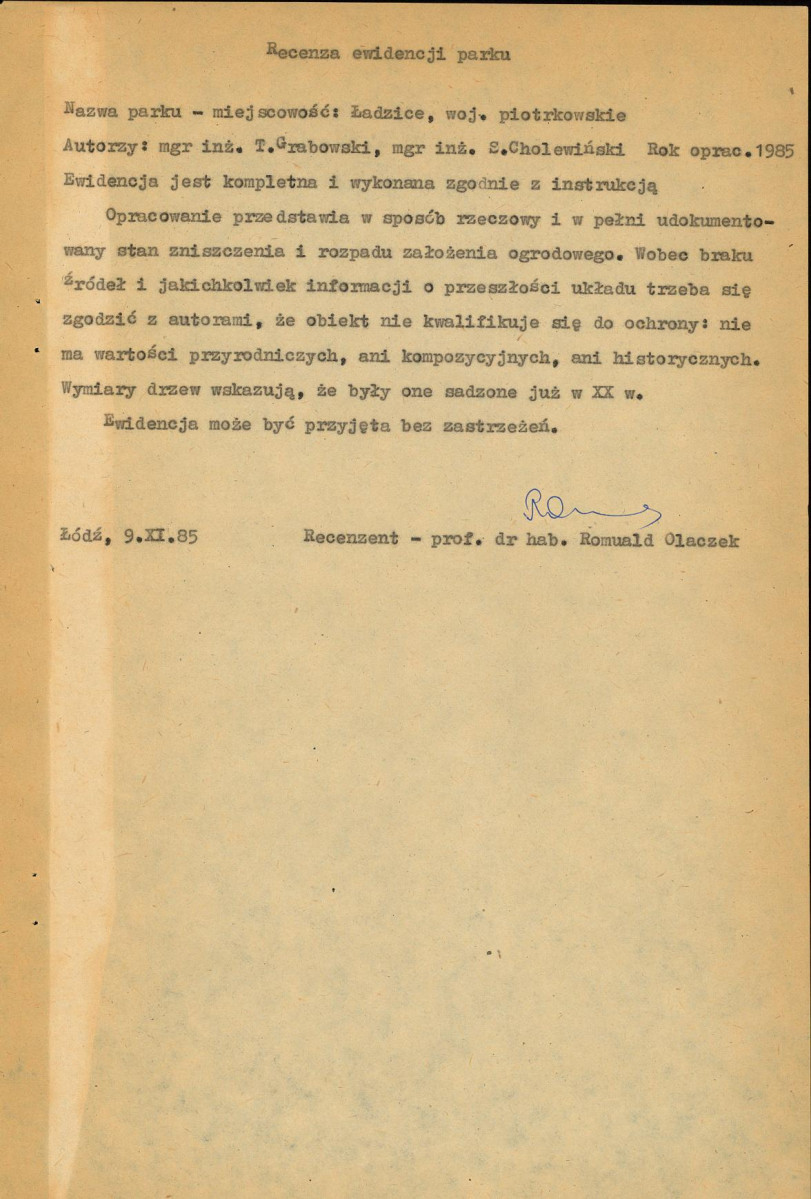 EP - Ewidencja parkowa, skan nr 5