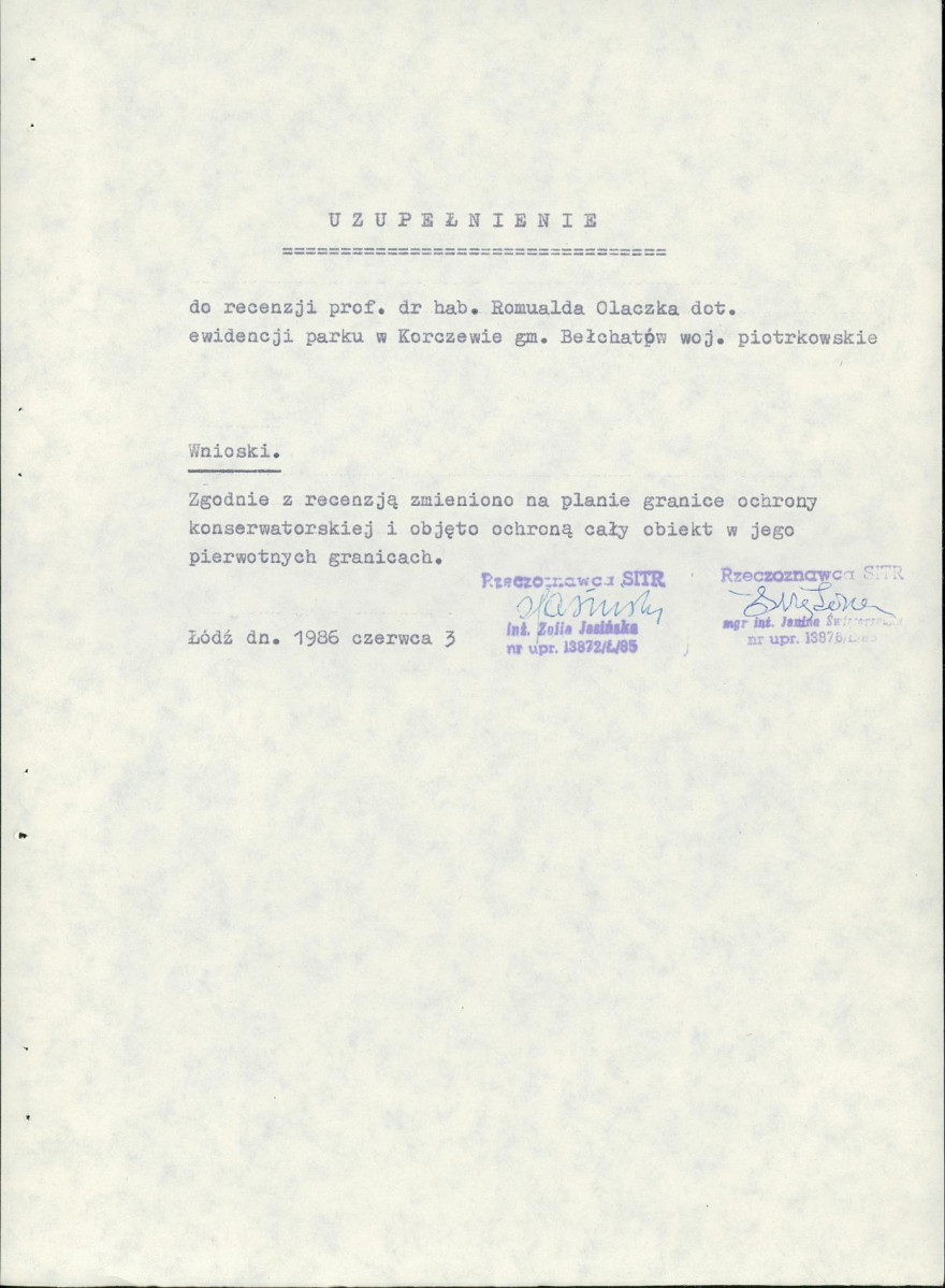EP - Ewidencja parkowa, skan nr 6