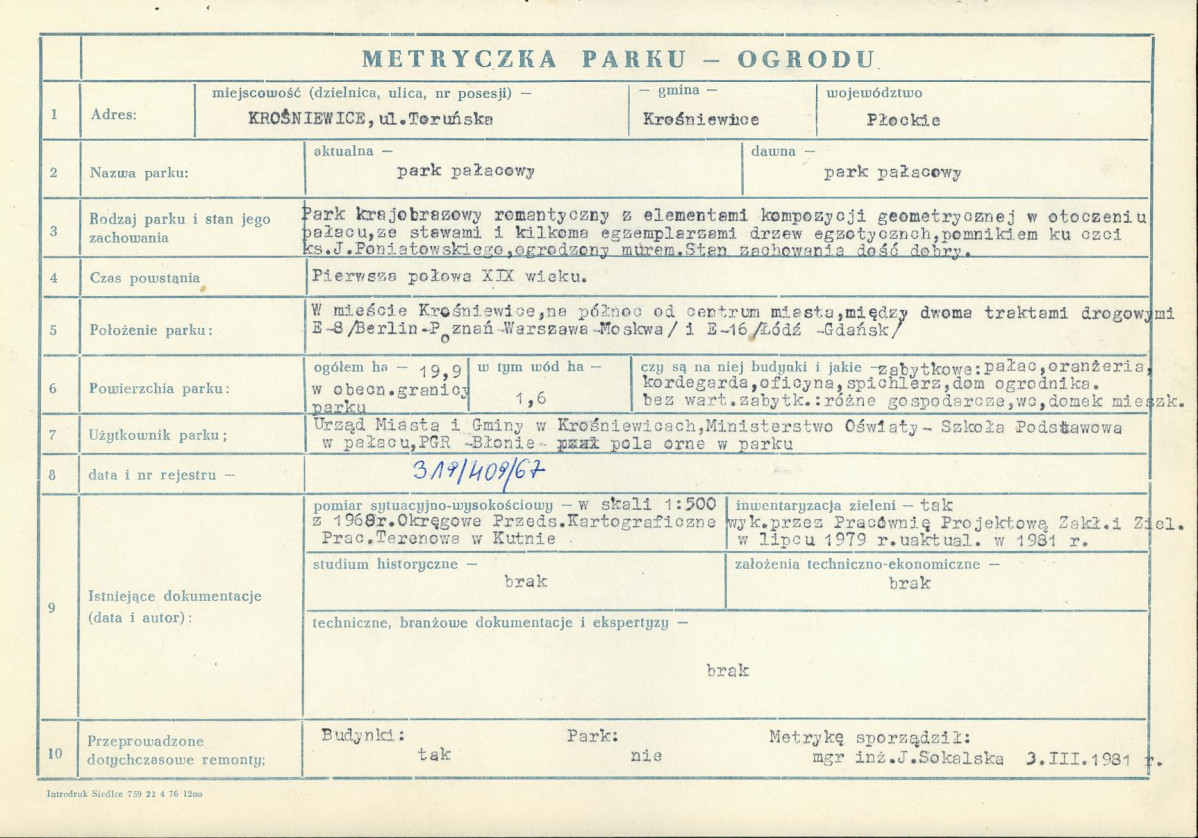 EP - Ewidencja parkowa, skan nr 6
