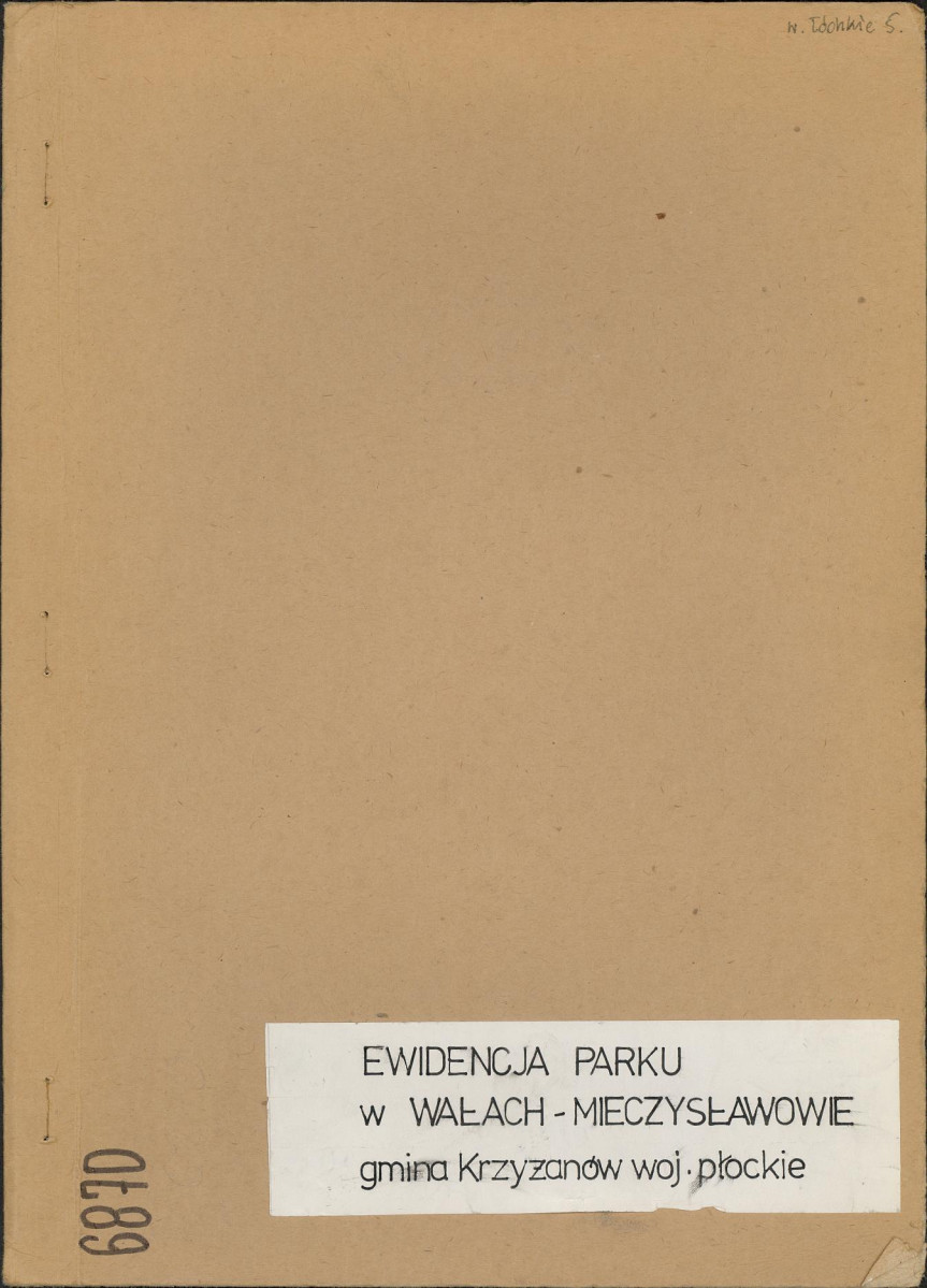 EP - Ewidencja parkowa, skan nr 1