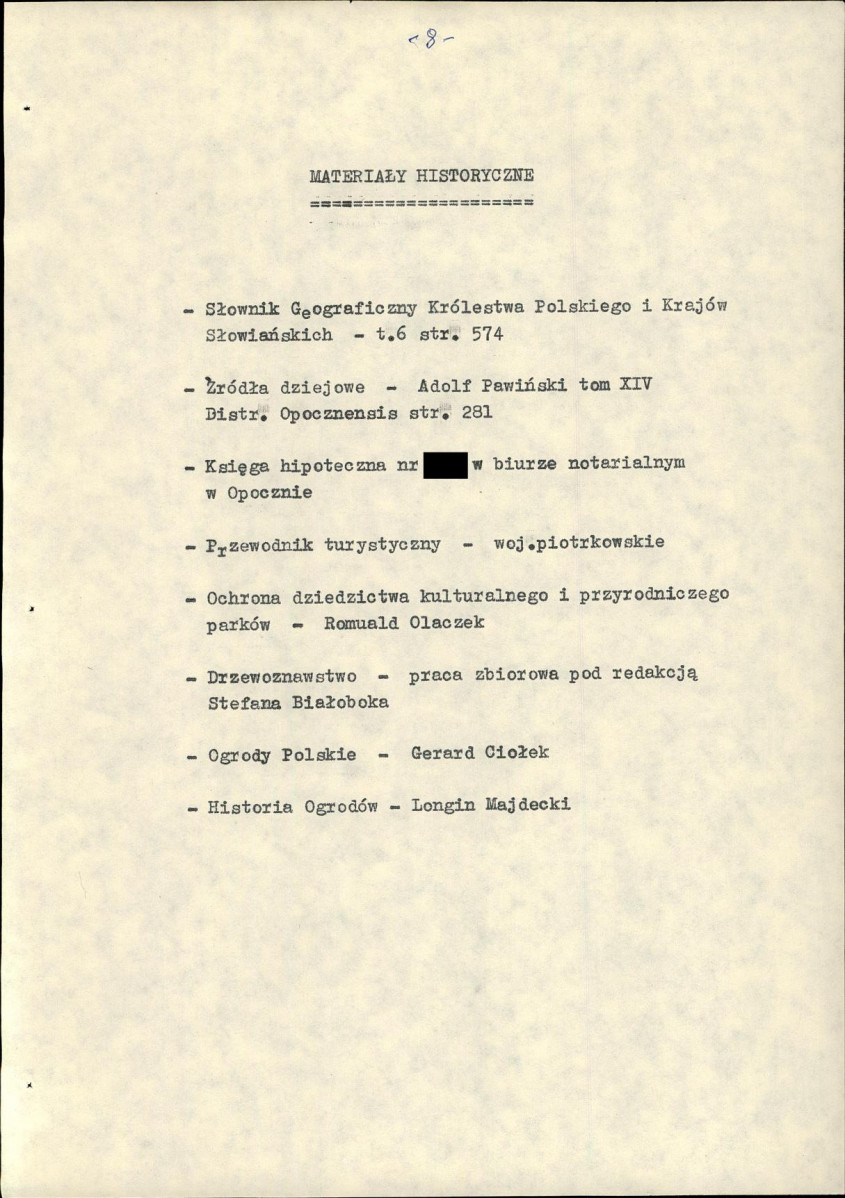 EP - Ewidencja parkowa, skan nr 16