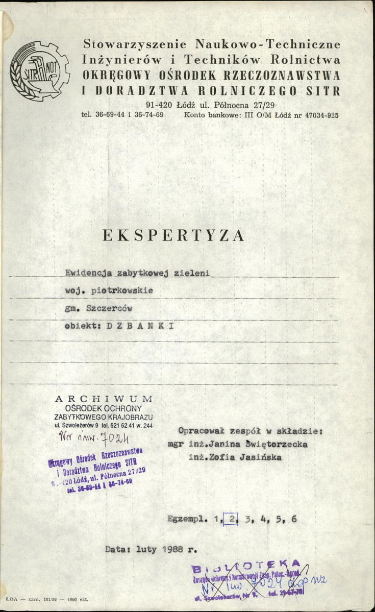 EP - Ewidencja parkowa, skan nr 4