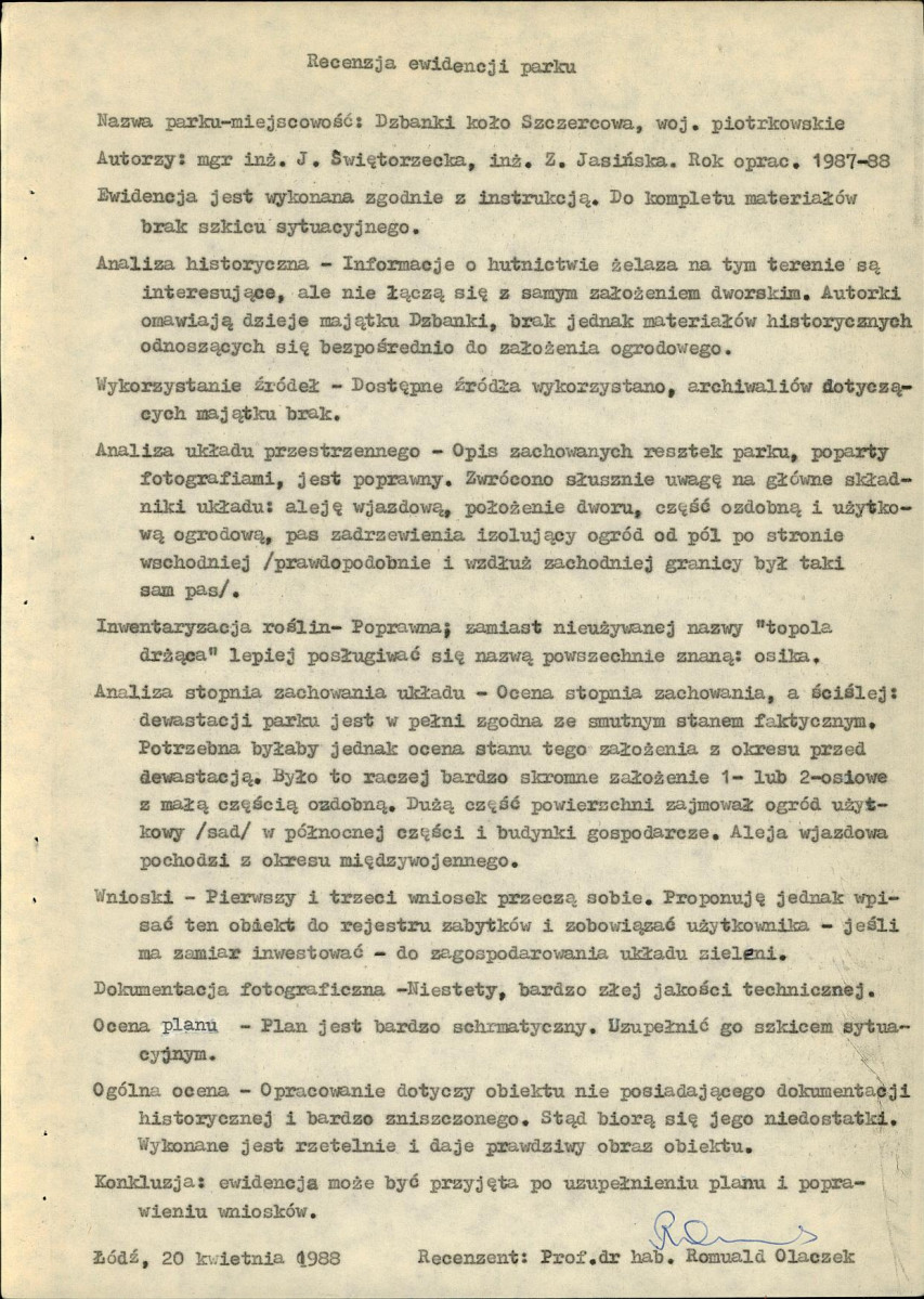 EP - Ewidencja parkowa, skan nr 5