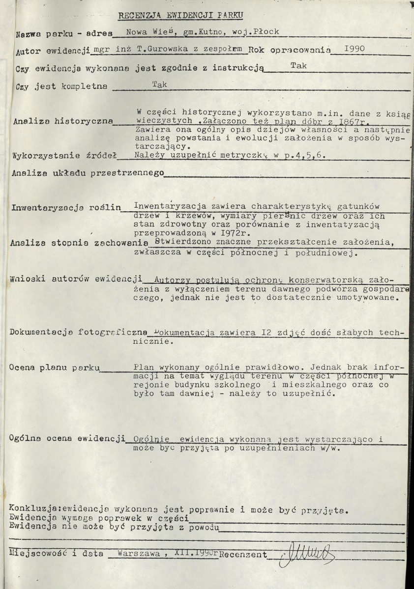 EP - Ewidencja parkowa, skan nr 4