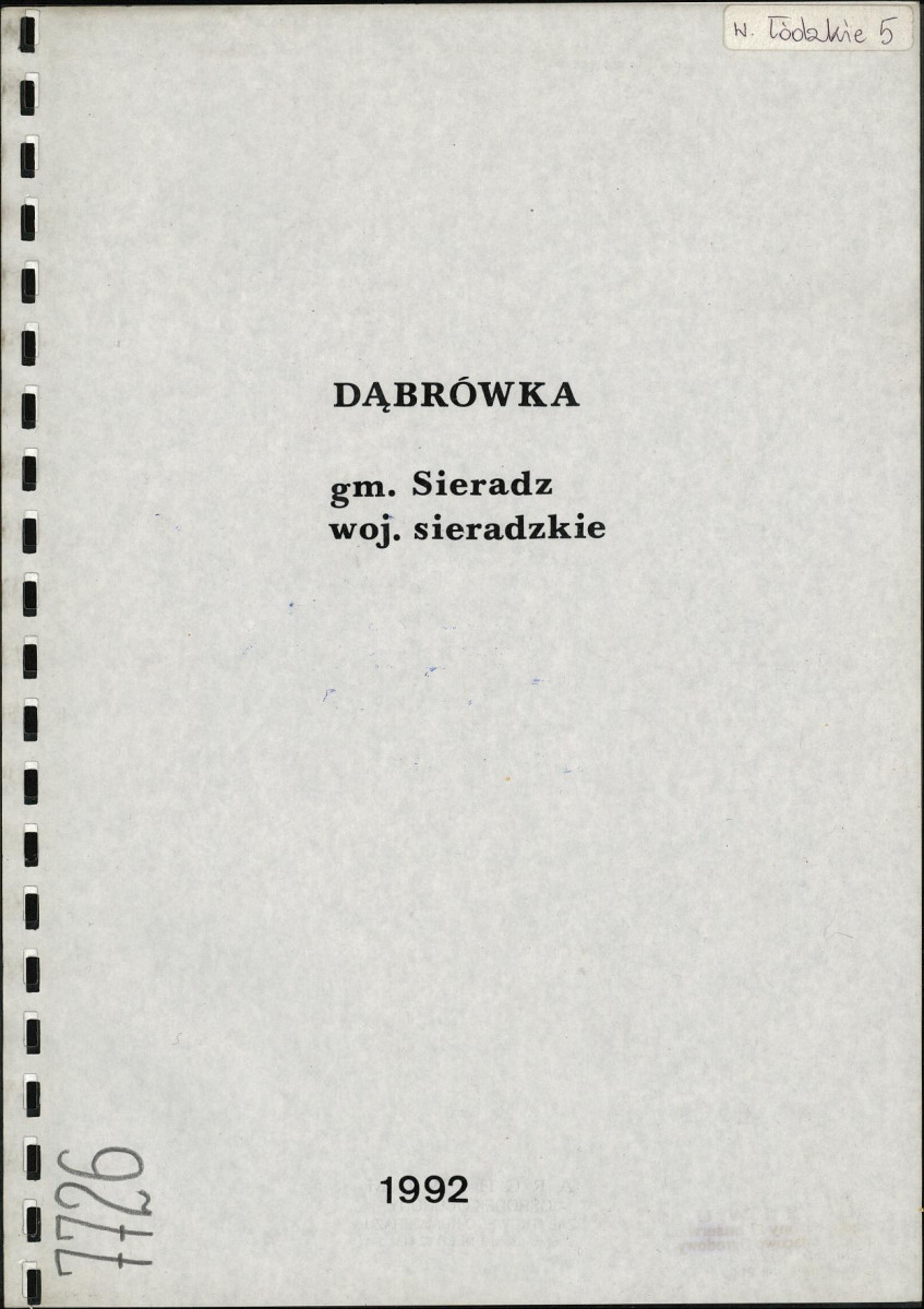 Ewidencja parkowa, skan nr 1
