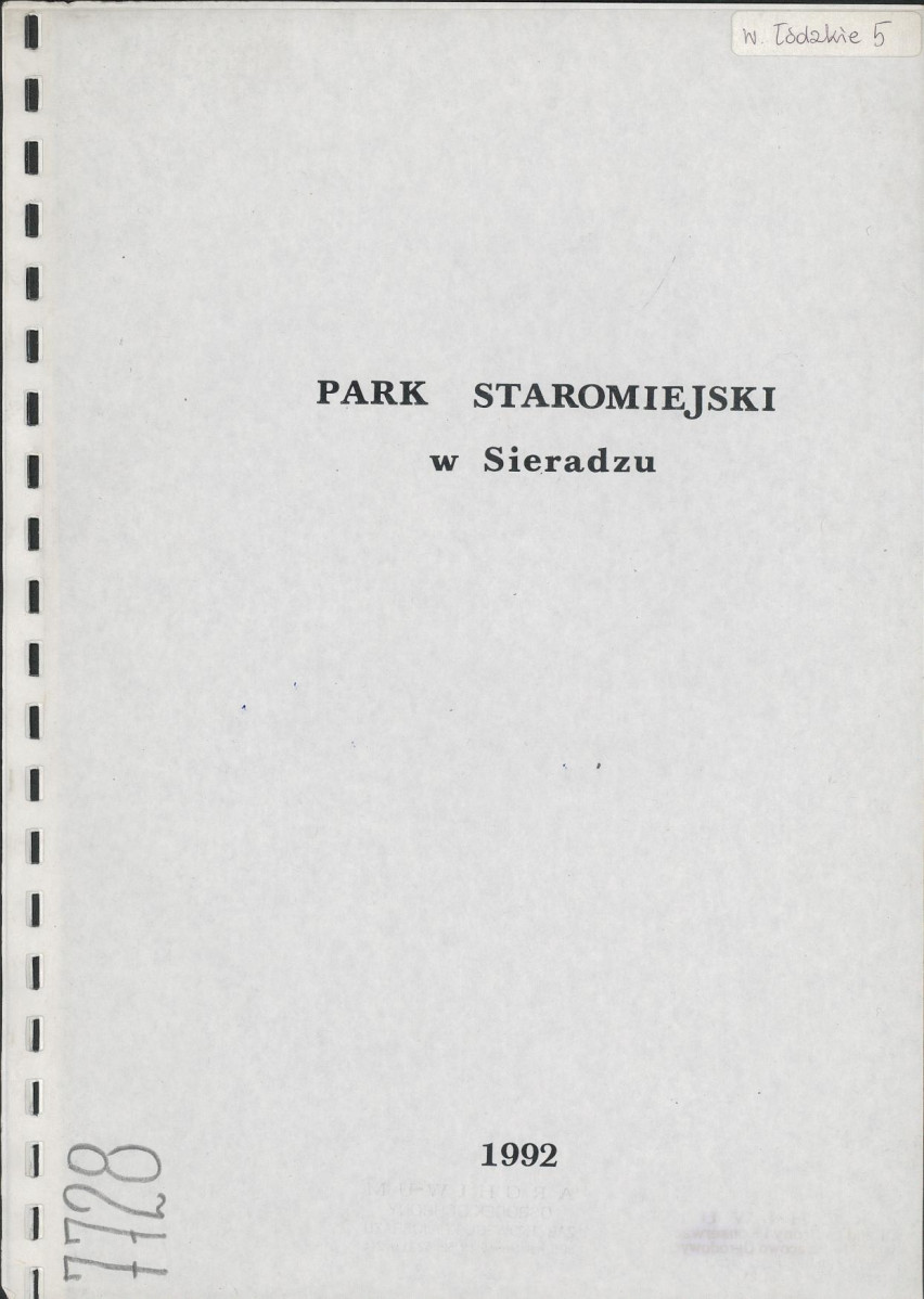 Ewidencja parkowa, skan nr 1