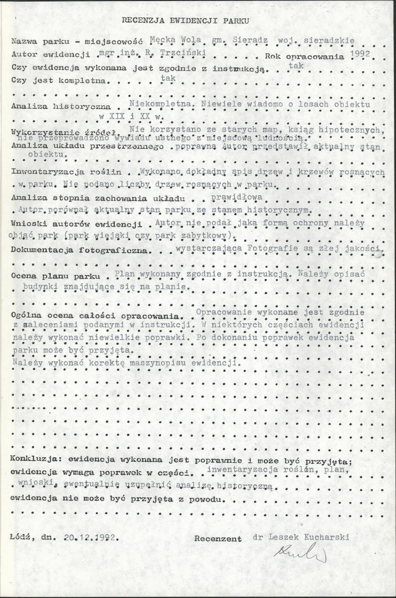 Ewidencja parkowa, skan nr 26
