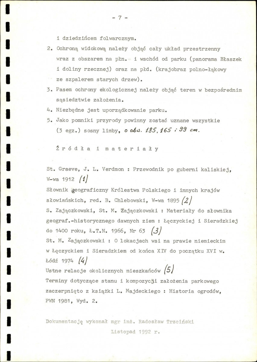 EP - Ewidencja parkowa, skan nr 11