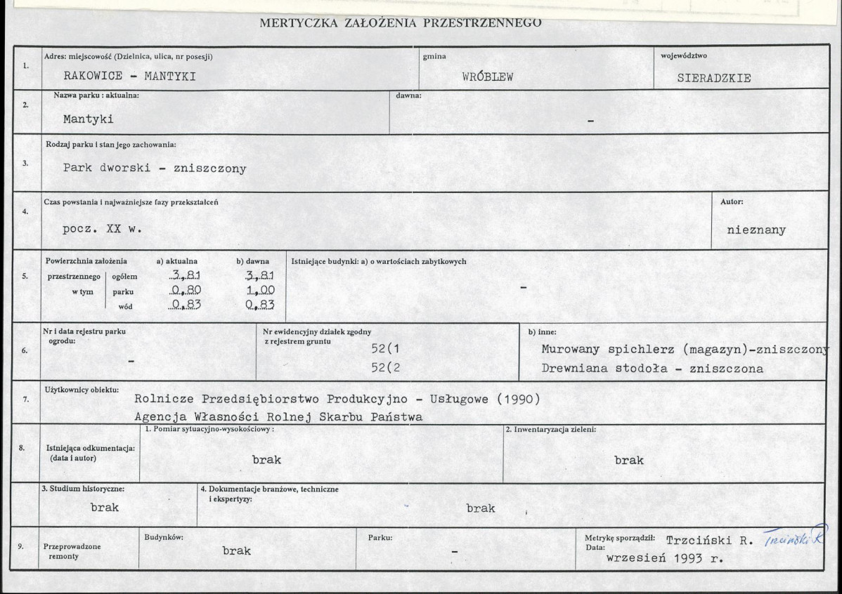 Ewidencja parkowa, skan nr 5