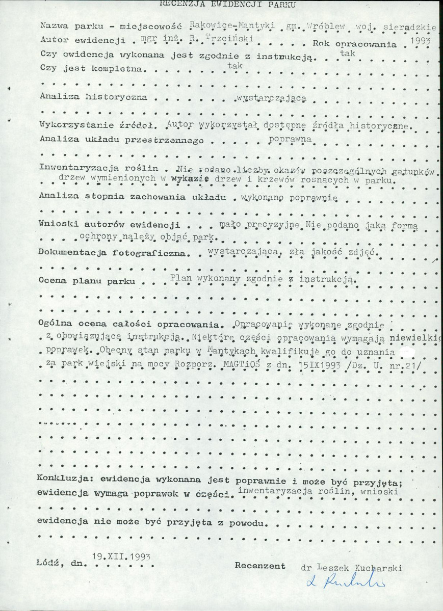 Ewidencja parkowa, skan nr 6
