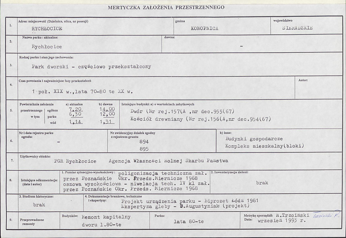 Ewidencja parkowa, skan nr 5