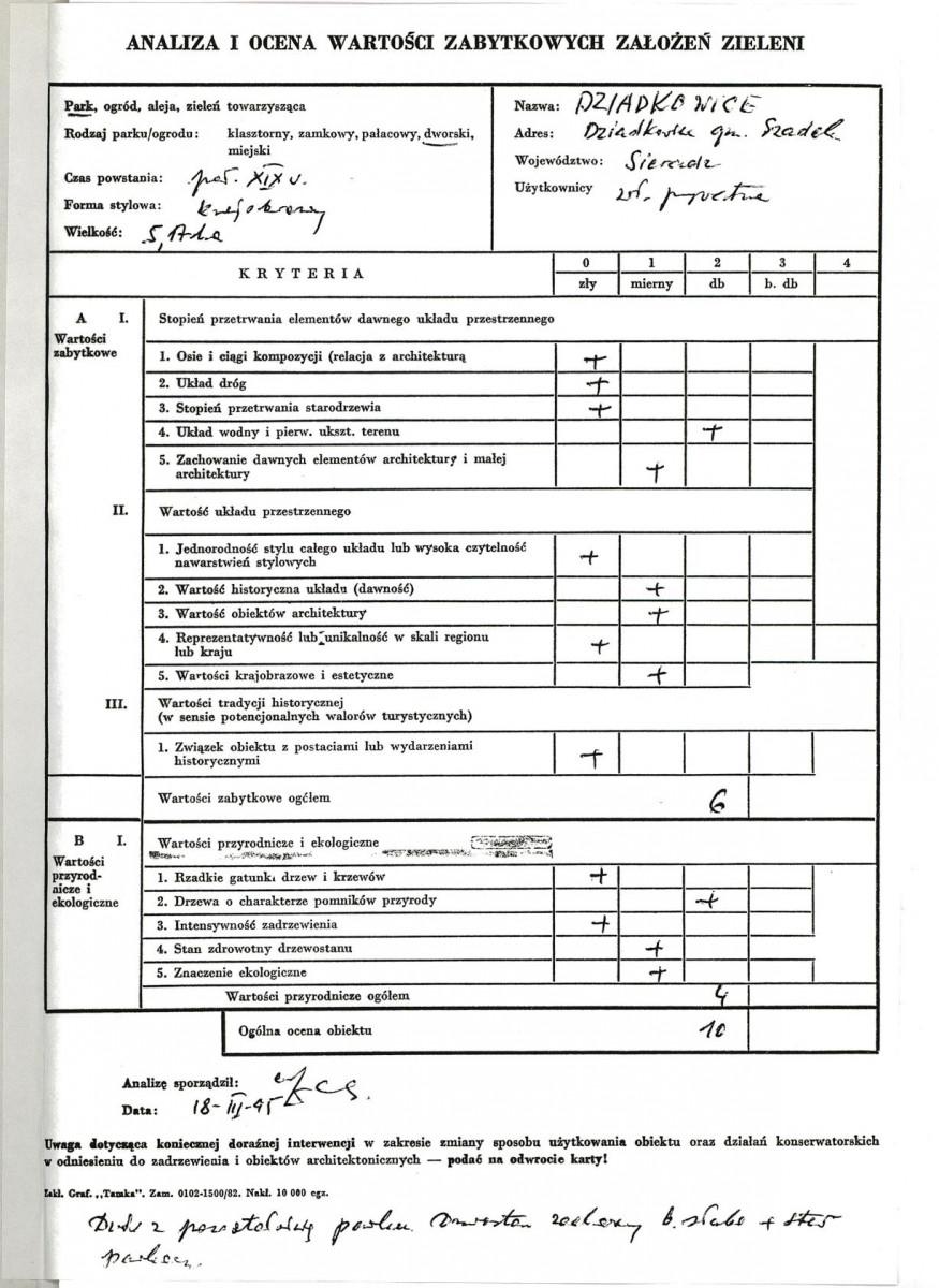 EP - Ewidencja parkowa, skan nr 3