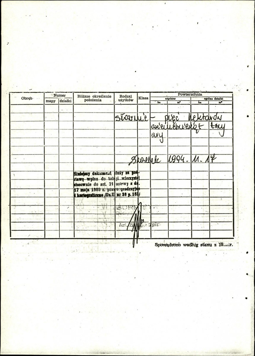 EP - Ewidencja parkowa, skan nr 29