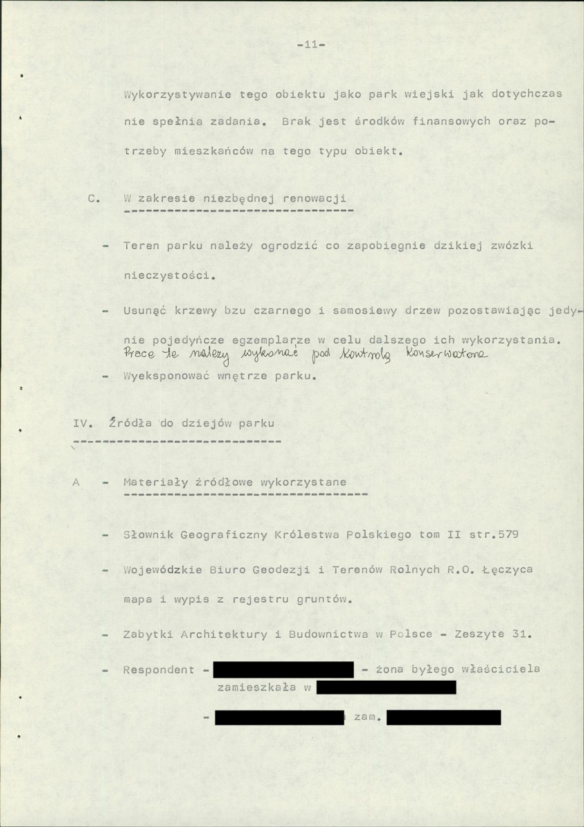 EP - Ewidencja parkowa, skan nr 21
