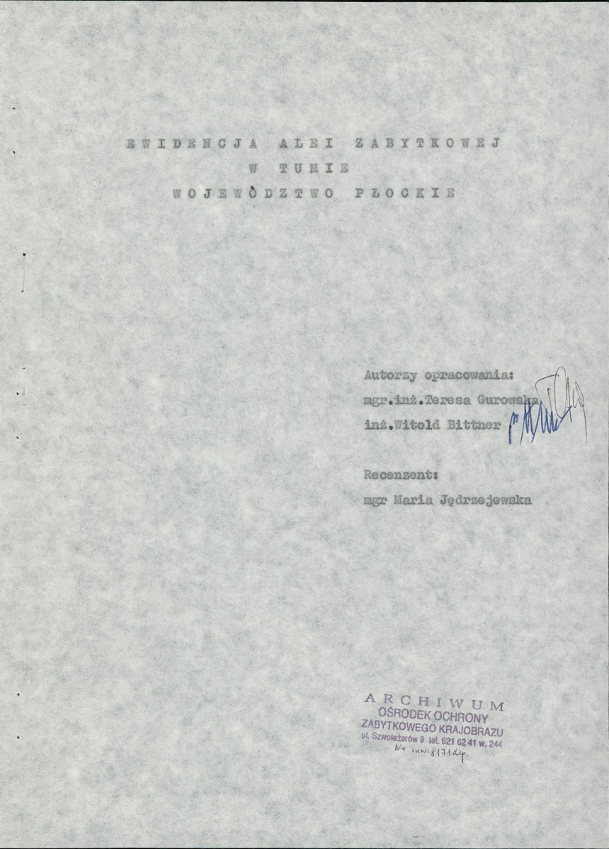EP - Ewidencja parkowa, skan nr 5