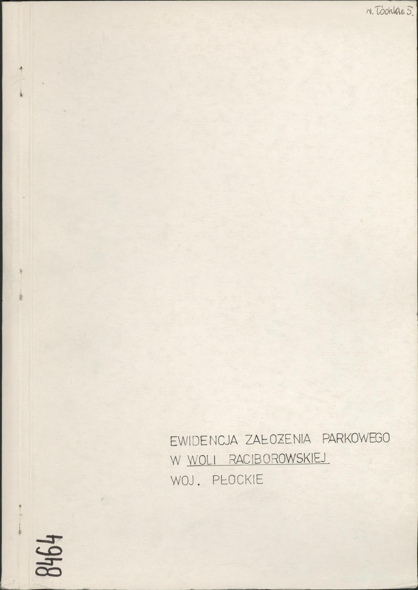 EP - Ewidencja parkowa, skan nr 1