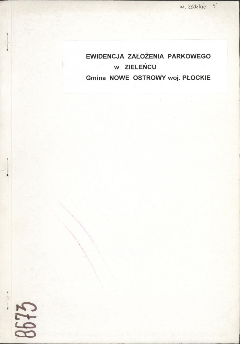 EP - Ewidencja parkowa, skan nr 1